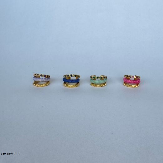 Earcuff Triple Circón