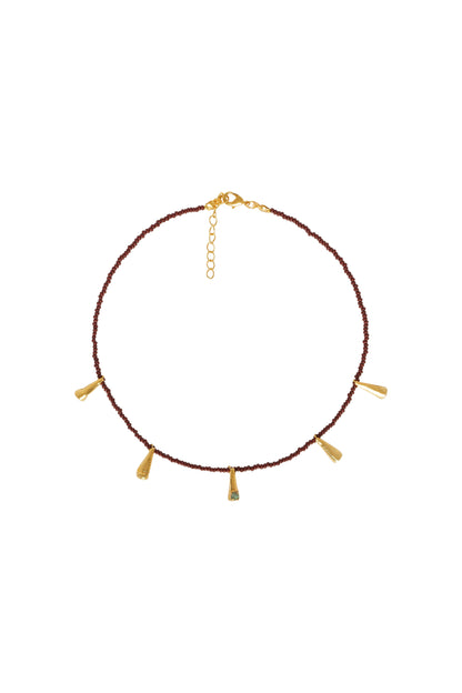 Collar 5 gotas mostacilla