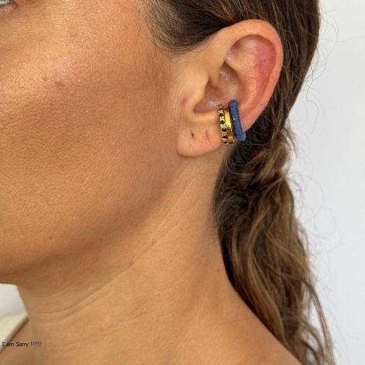 Earcuff Triple Suelto Circón