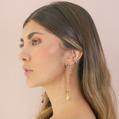 Earcuff Triple Circón