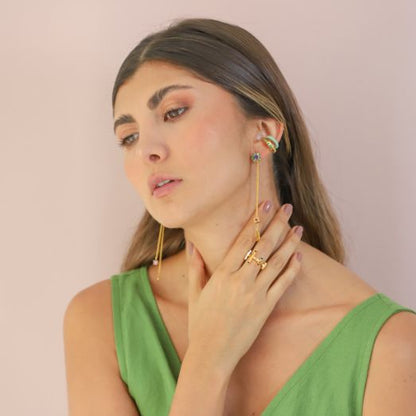 Anillo entrepaños circòn.