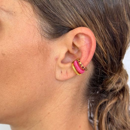 Earcuff Triple Circón