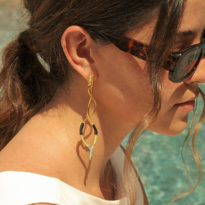 Aretes olas encontradas