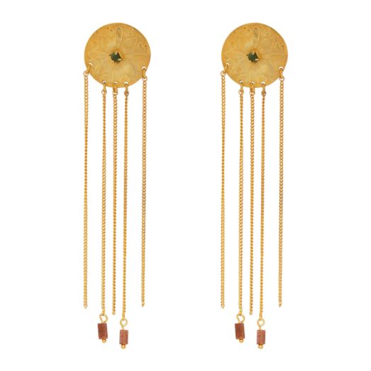 Aretes mosaico cadenas