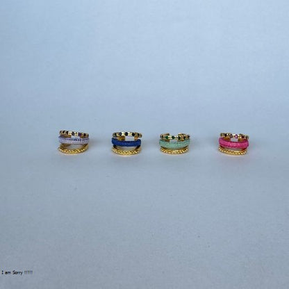 Earcuff Triple Circón